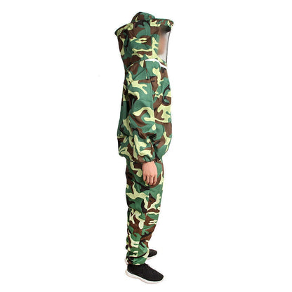 Camouflage Beekeeping Jacket & Pants Suit for Adults (2023)