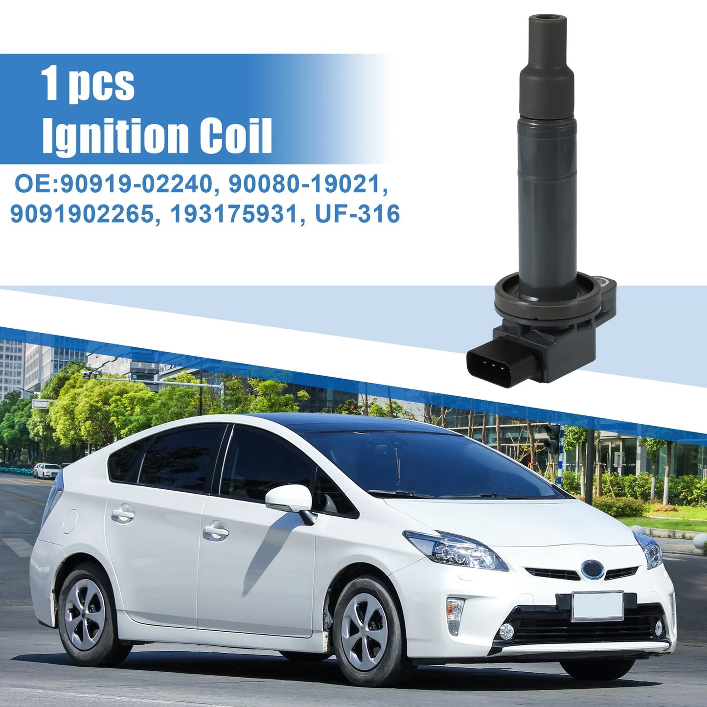 1x Ignition Coils for Toyota Echo L4 1.5L (2000–2005)