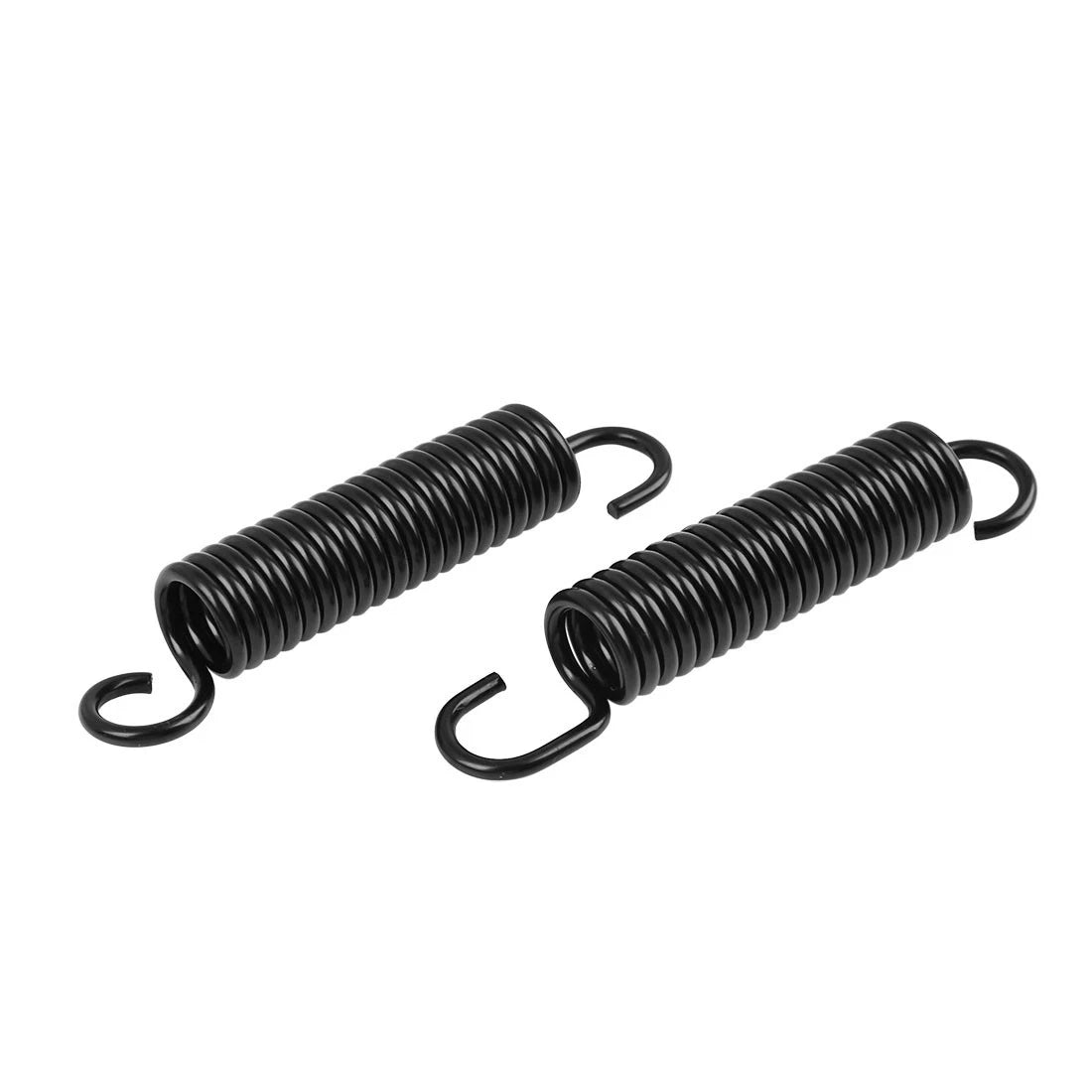 8.5cm Length / 2 x Motorcycle Black Bracket Kickstand Return Spring for GY6-125