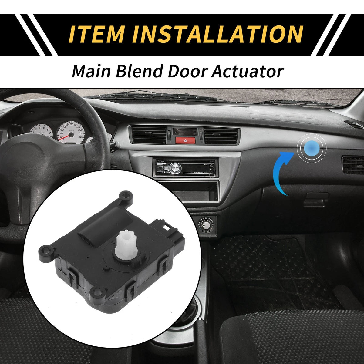 HVAC Air Door Actuator Heater Blend for Cadillac Escalade (2015-2018)