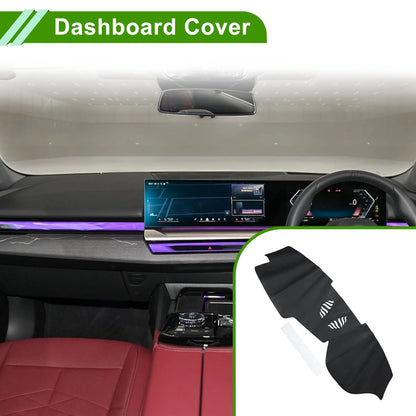 Dashboard Cover Mat for BMW X5 X6 2019-2022 Black