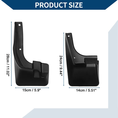 Mud Flaps Splash Guards 1 Set for Toyota Yaris (2014-2023)