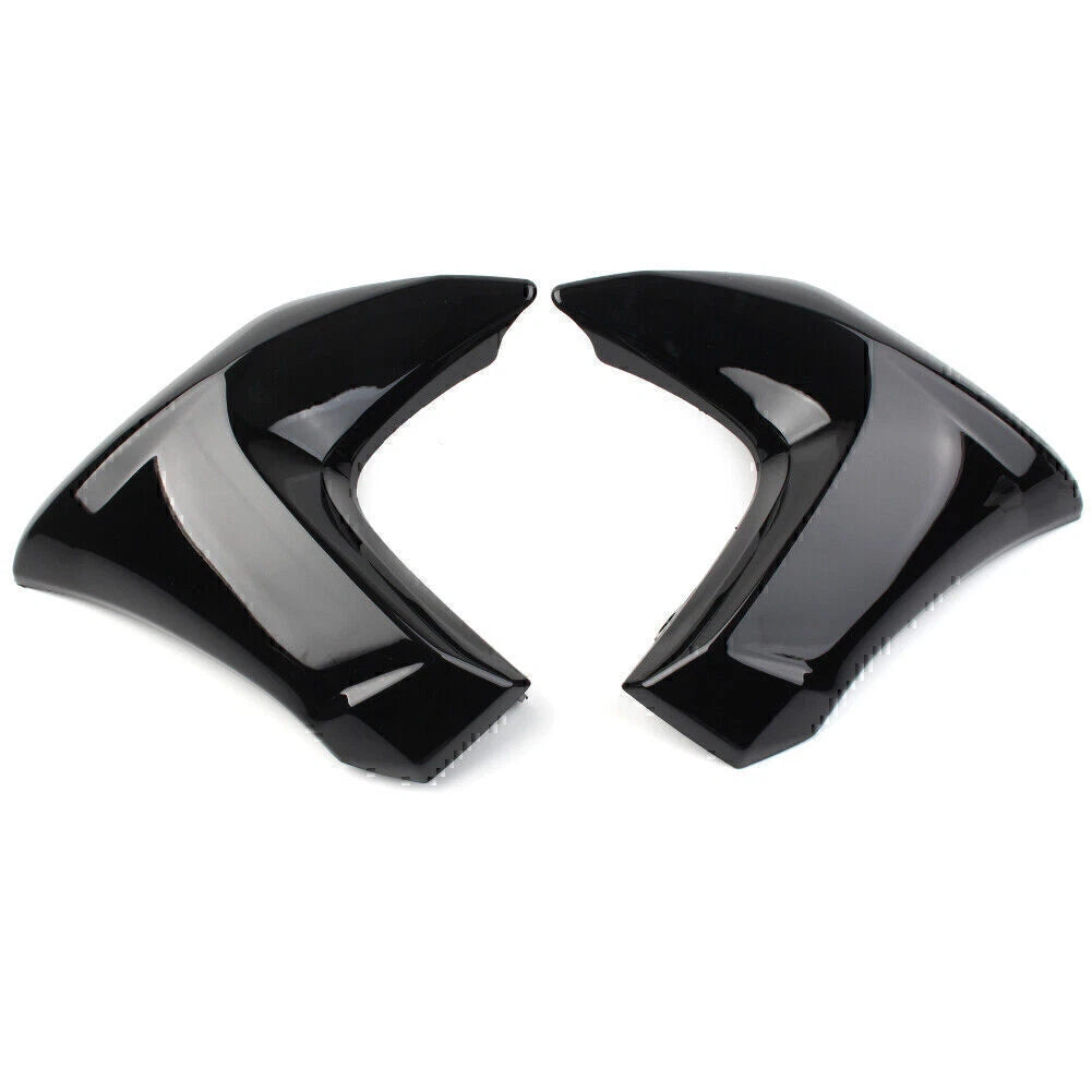 Gloss Black ABS Radiator Cap Compression Plate for Kawasaki ER6N (2012-2016)