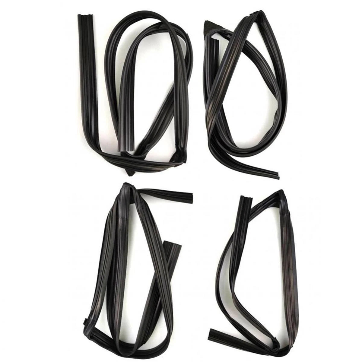 Glass Run Door Channel Weatherstrip Set 4 Fits Honda Accord 4D Sedan 2003-05 D05