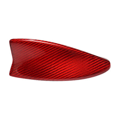 Red Carbon Fiber Shark Fin Antenna Cover for Lexus LS LX ES IS NX RX RC UX (2015-2023)