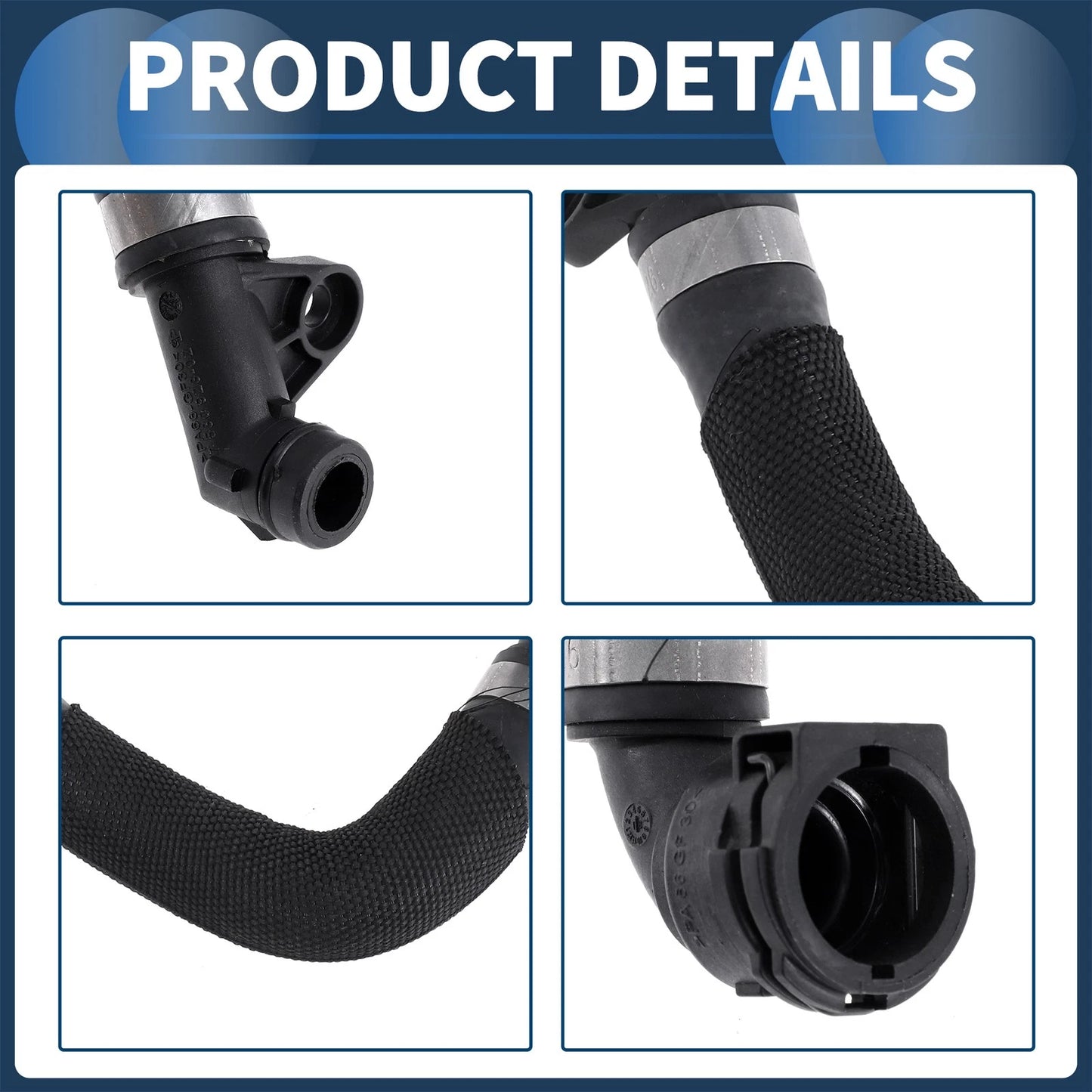 Radiator Hose for BMW 335i, Z4 (2007-2016) - Durable Plastic Replacement