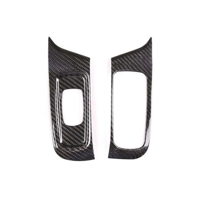 Real Carbon Fiber Door Window Switch Cover Trim Fit For Porsche 718 911 2016+