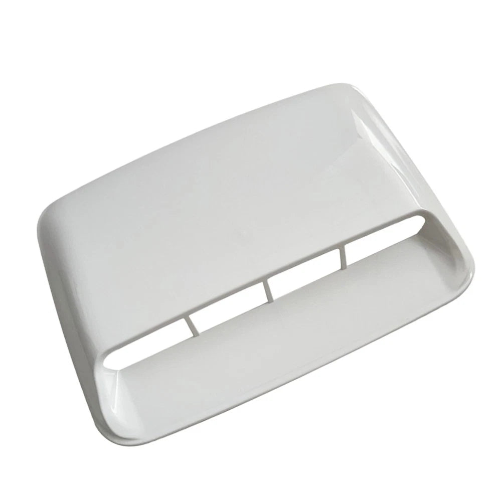 White ABS Universal Car Bonnet Vent Cover for Various Makes & Models