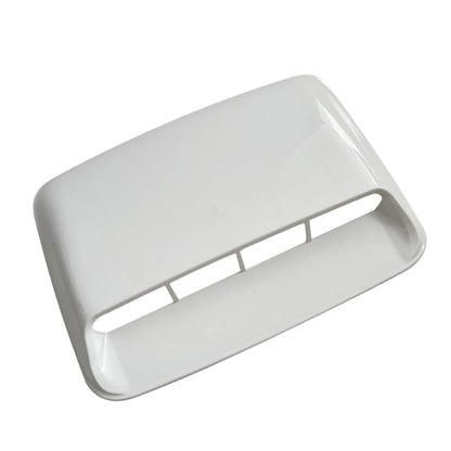 White ABS Universal Car Bonnet Vent Cover for Various Makes & Models