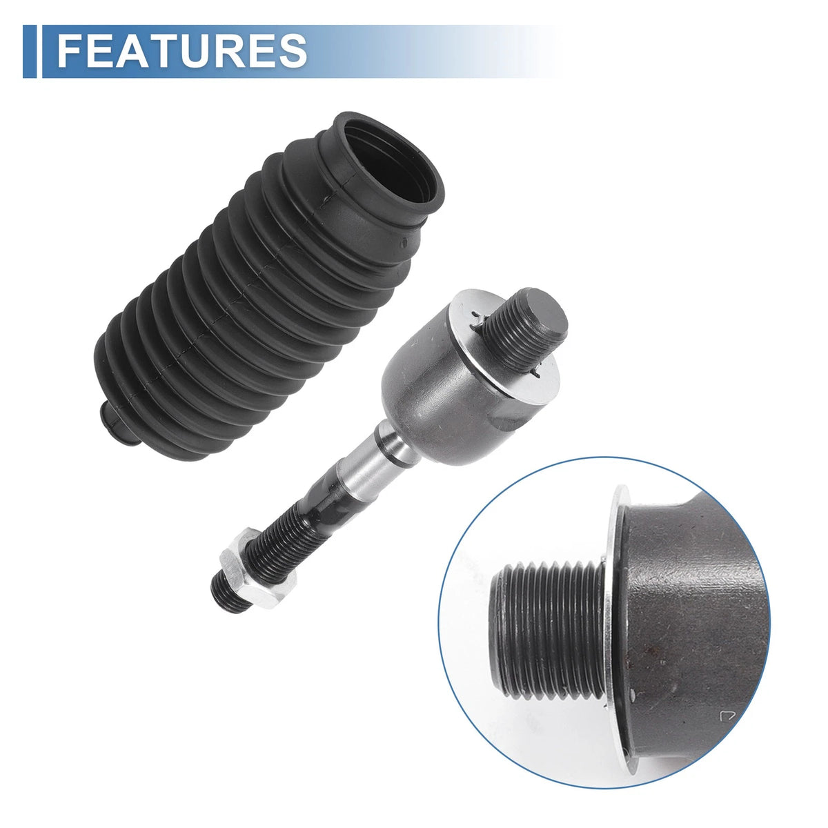 4 x Front Inner Tie Rod End Links for Honda Accord / Acura TL