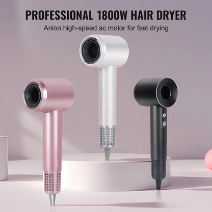 Lightweight Anion Hair Dryer with Quick Dry Gathering Mouth for Home Use