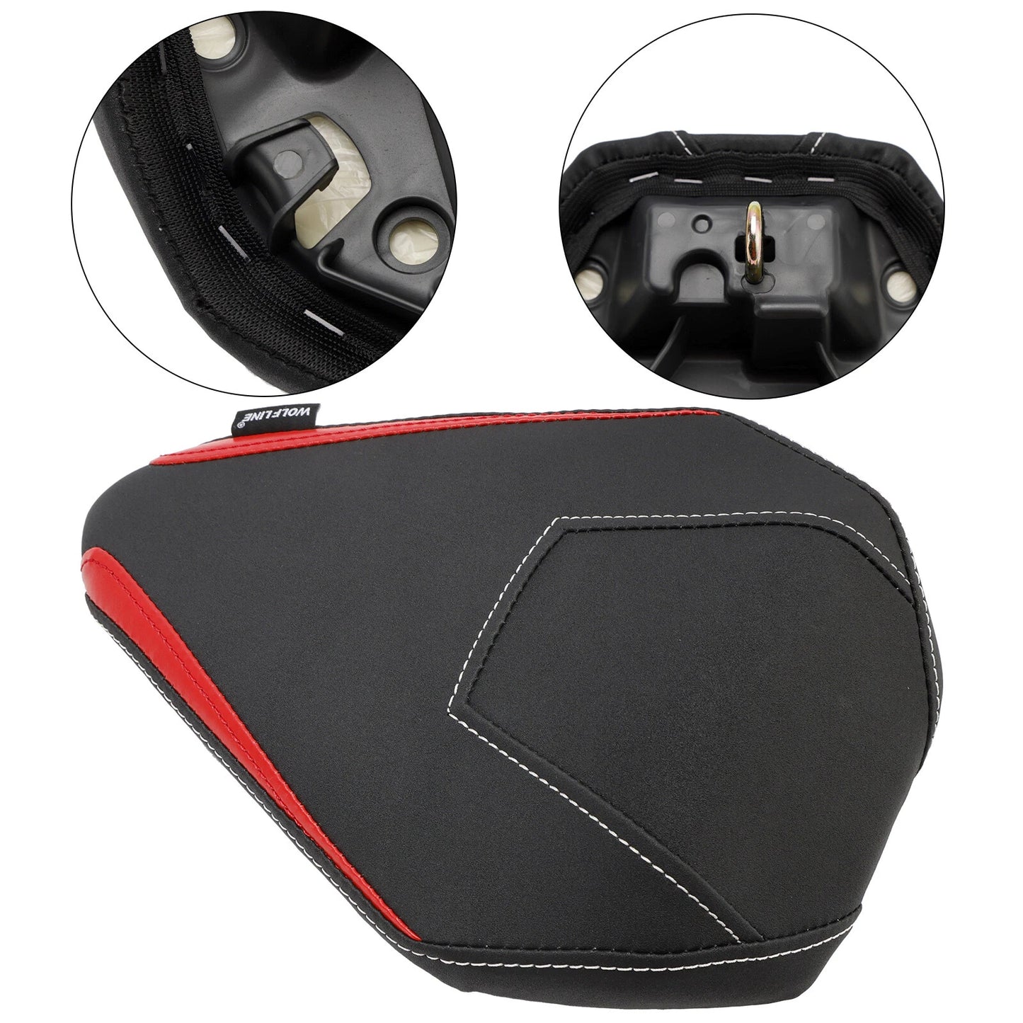 Rear Passenger Cushion Red for Honda CBR1000RR-R (2020-2023)