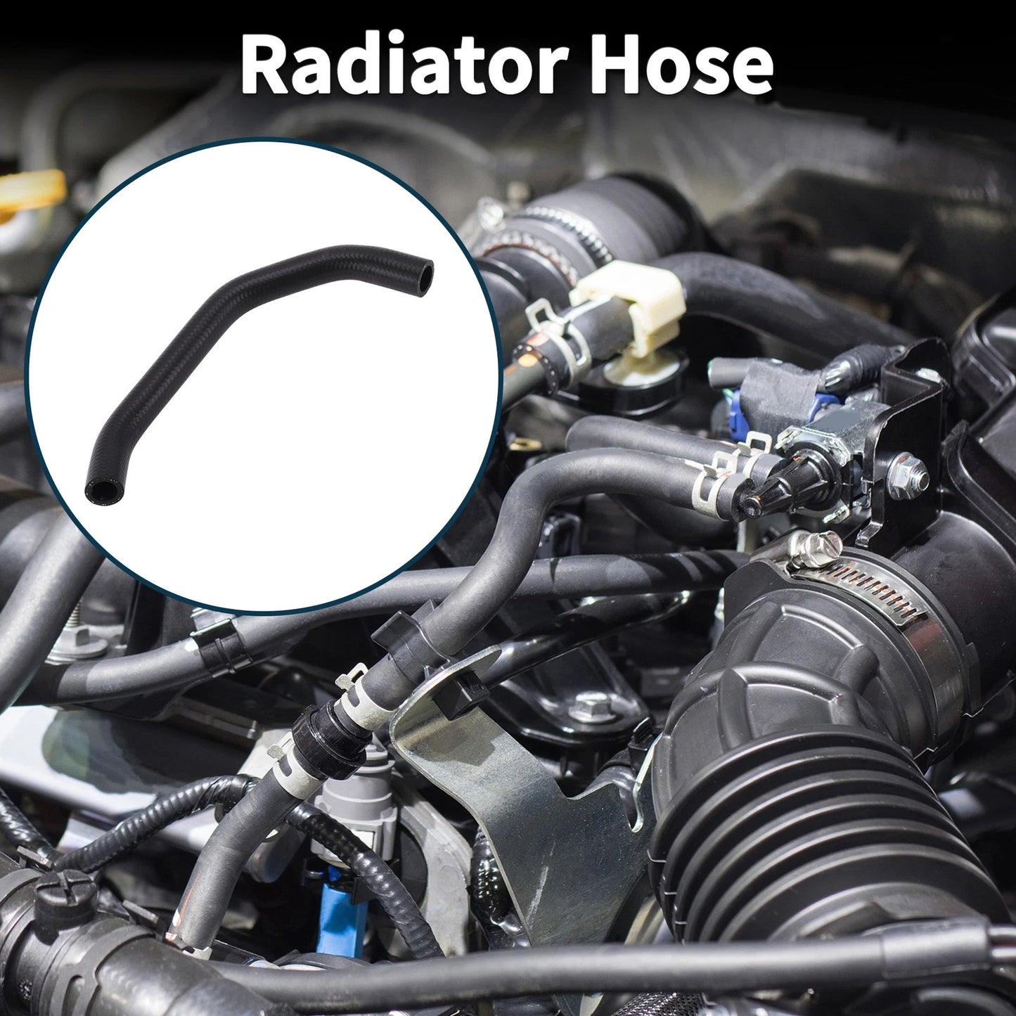 Radiator Hose for Porsche Cayenne Rubber Coolant Pipe (2006-2009)