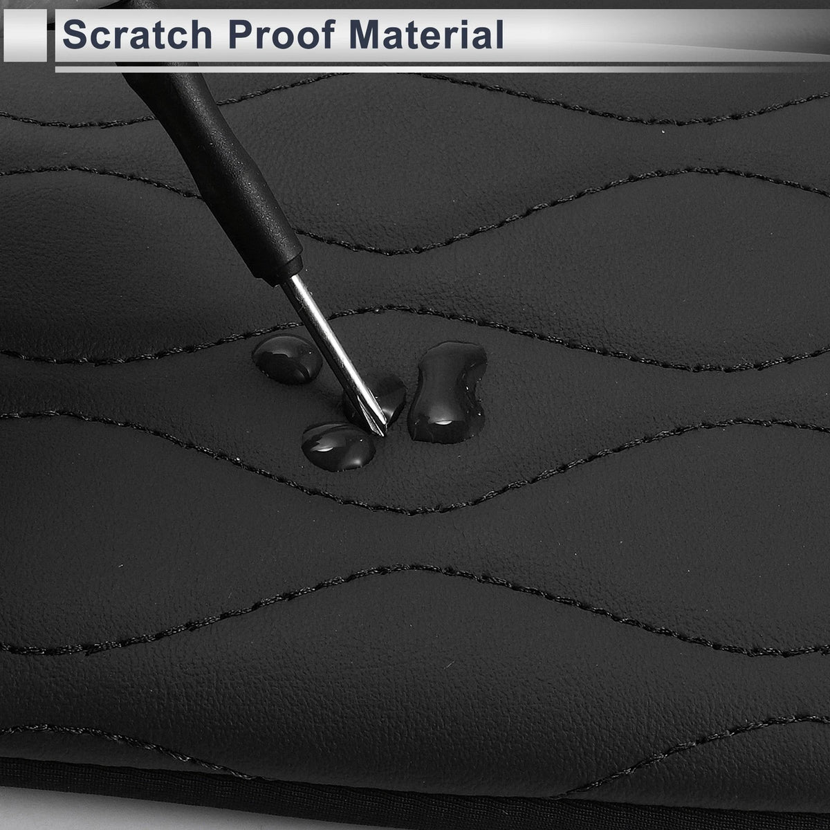 Center Console Cover with Storage Bag for BMW 5 Series (2019-2023) Black