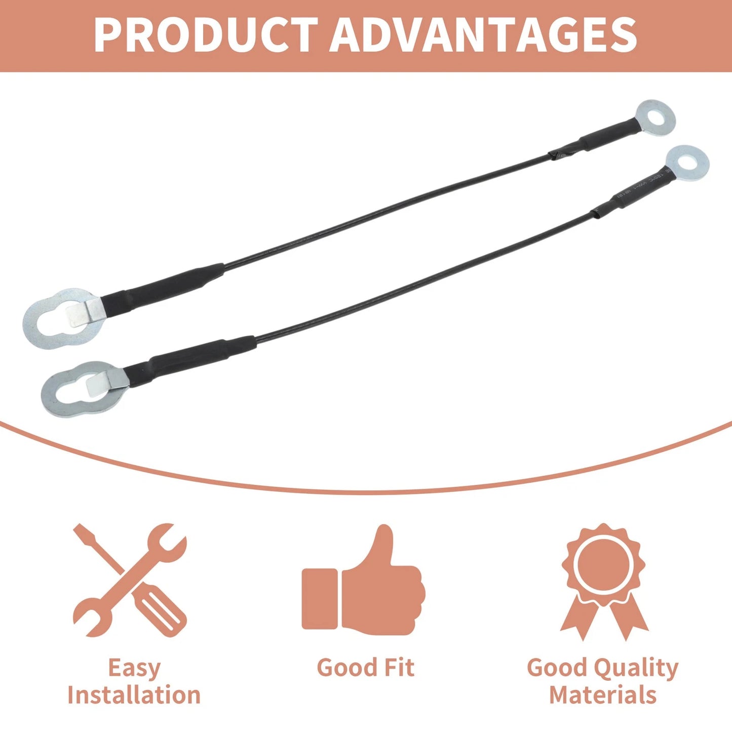 Tailgate Support Cable for Toyota Tundra Crew Cab Pickup (2004-2006)