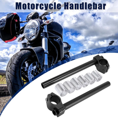 Set / 33mm / Handlebar Clip Ons for Motorcycle Black