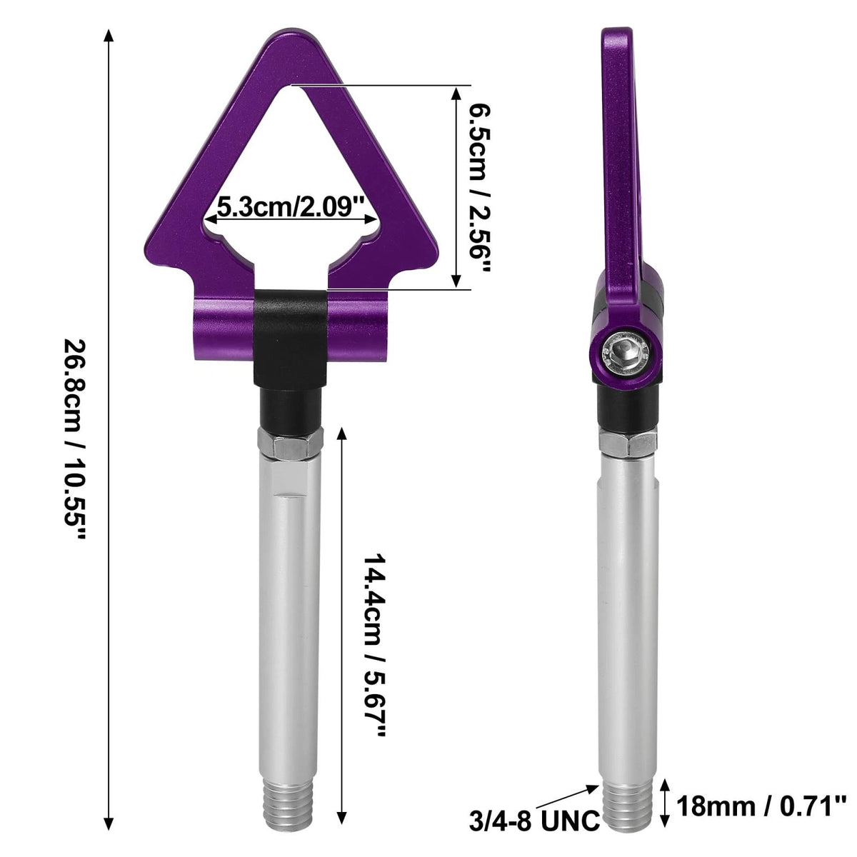 Purple Triangle Tow Hook Screw for Lexus IS IS250 IS350 (2006-2013)