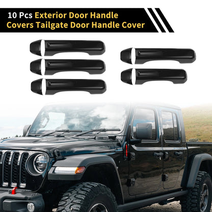 Door Tailgate Handle Cover for Jeep Gladiator JT (2020-2021)