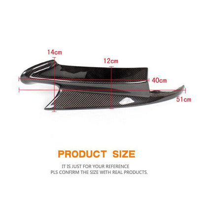 Carbon Look Front Splitter Bumper Spoiler Lip for BMW E90 E92 E93 M3 (2007-2013)