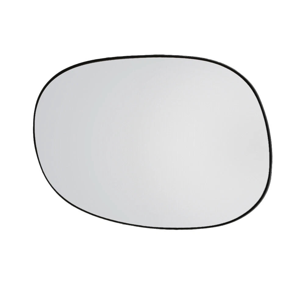 Rearview Mirror Glass with Backing Plate Left LH for Peugeot Citroen (2001-2015)