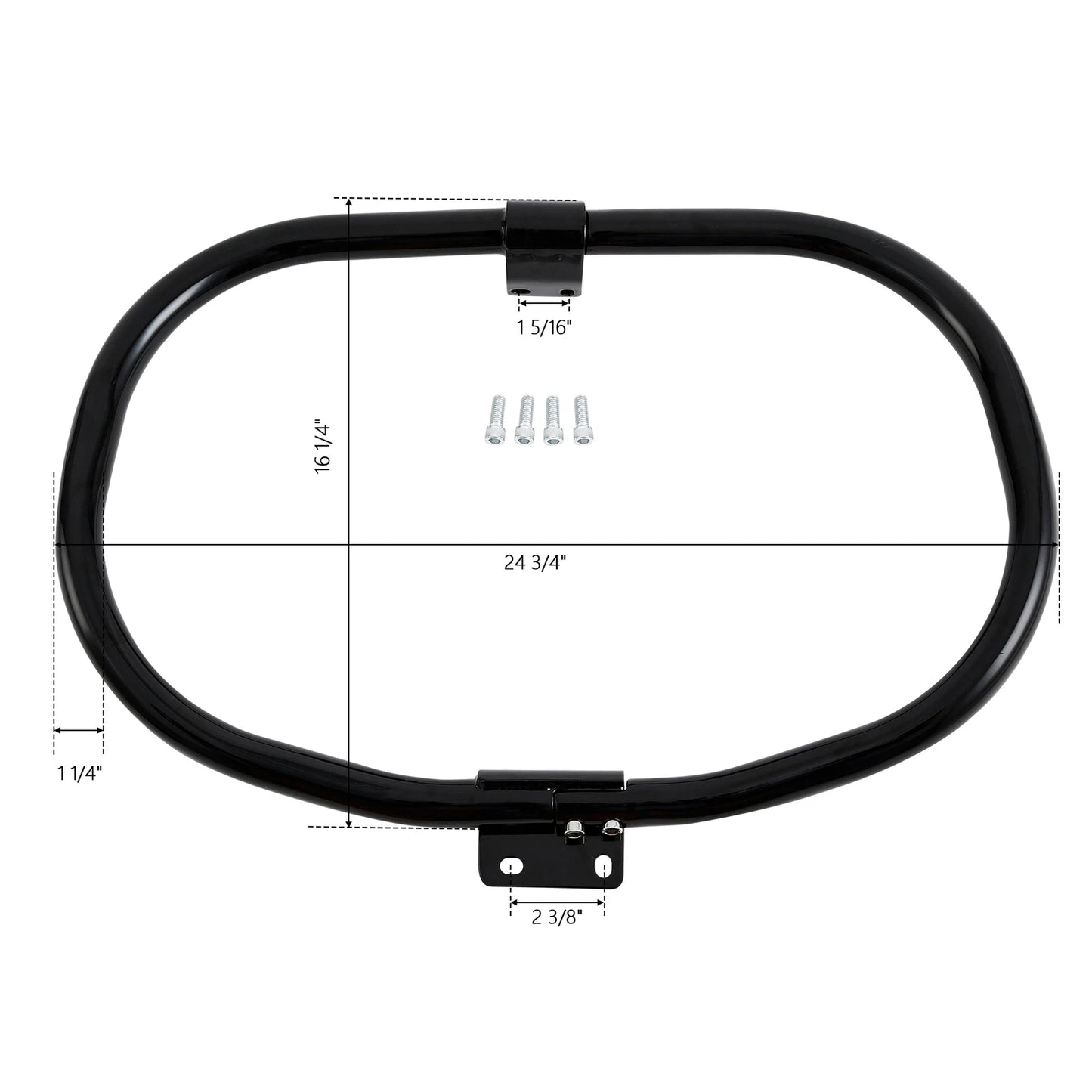 Detachable Engine Guard Crash Bar for Harley Sportster XR XL 883 1200 (14-22)