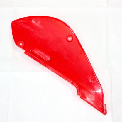 Red Plastic Rear Right Side Guard Fender for KLX110 (2002-2023)