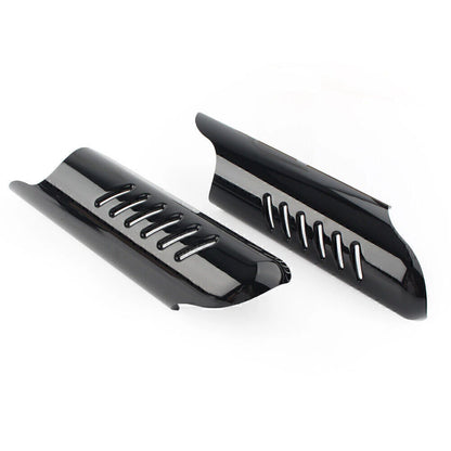 Black Front Fork Lower Leg Deflectors for Harley Touring FLHT (2000-2013)