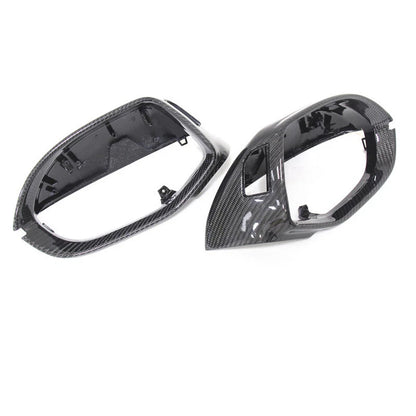 Real Carbon Mirror Shell Replacement For Audi A7 S7 RS7 2012-2018 w/ Lane Assist
