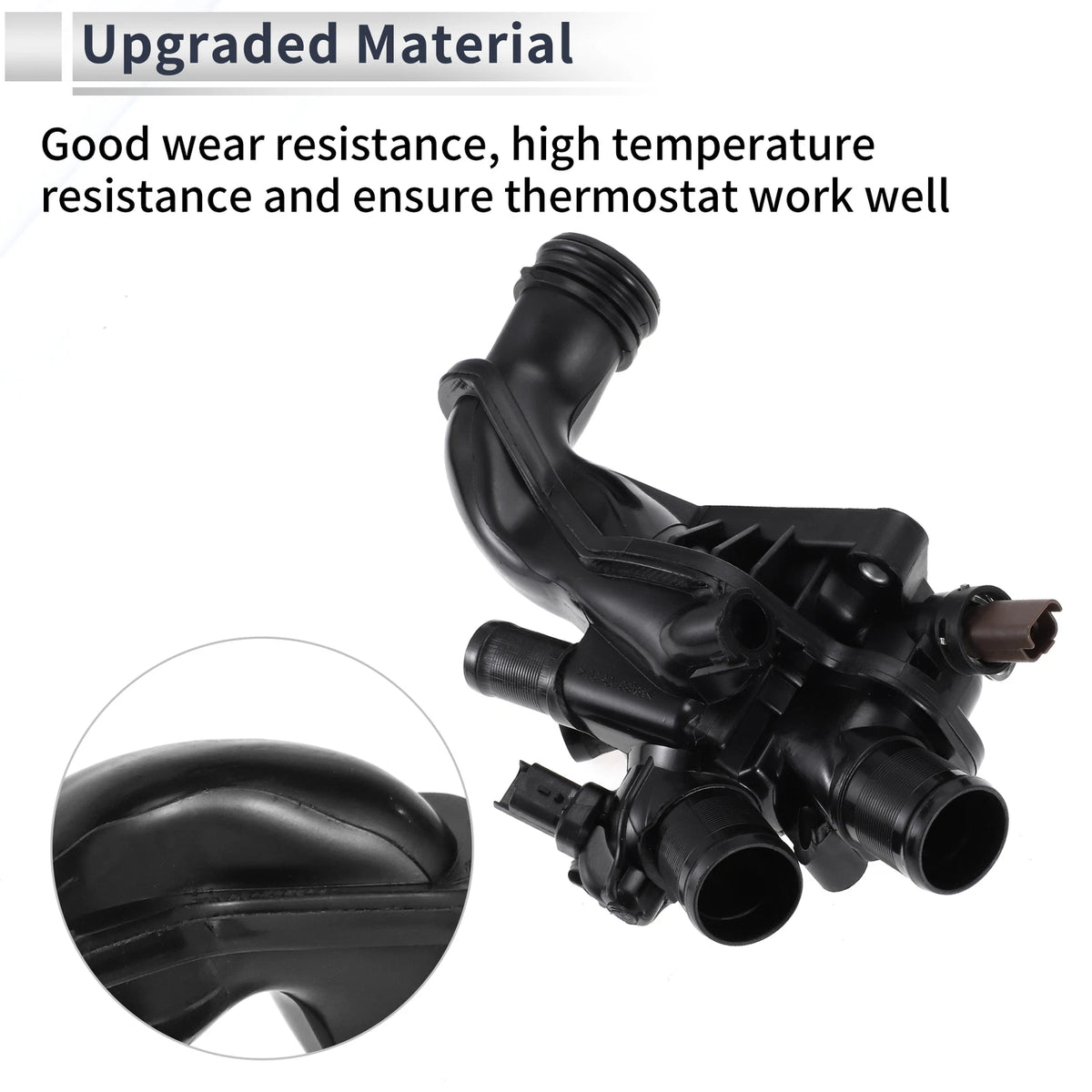 Engine Coolant Thermostat Housing for Citroen C4, DS3, Peugeot 207 (2004-2013)