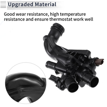 Engine Coolant Thermostat Housing for Citroen C4, DS3, Peugeot 207 (2004-2013)