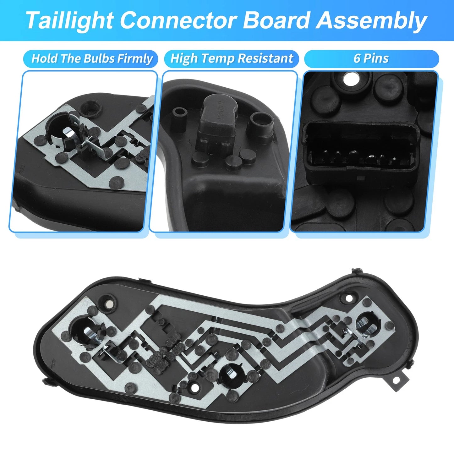 Left Tail Light Socket Board Assembly for Nissan Versa (2012-2019)