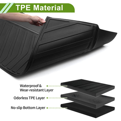 Cargo Liner Rear Trunk Mat for Ford Expedition, Lincoln Navigator (2018-2024)