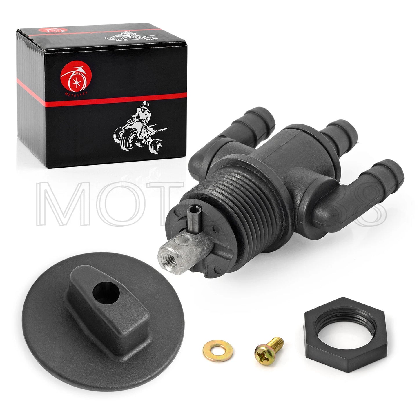 3-Way Fuel Shutoff Valve Petcock for Polaris Magnum 500 4x4 (1999–1999)