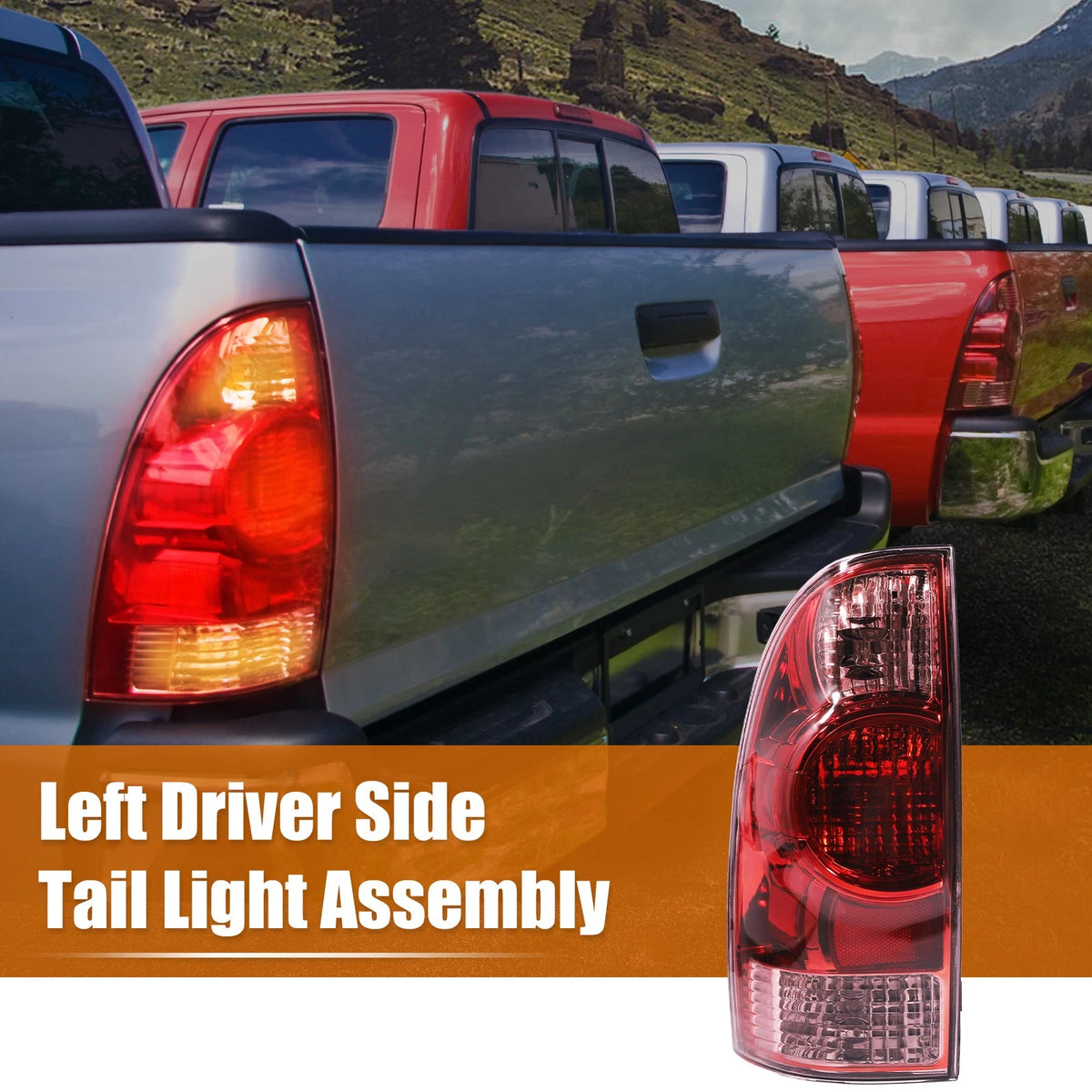 Car Tail Light Assembly for Toyota Tacoma 2005-2015 Rear Brake Lamp