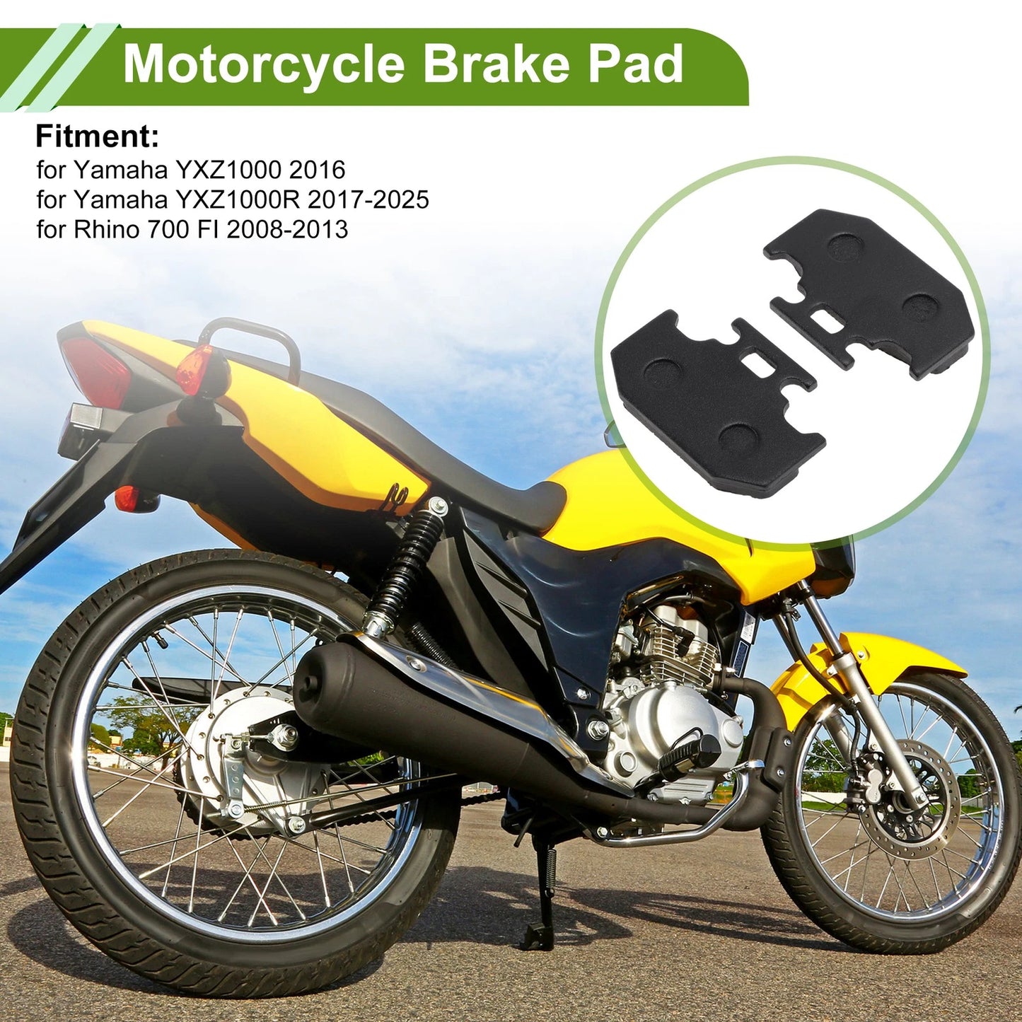 Brake Pad 2 x for Yamaha YXZ1000R
