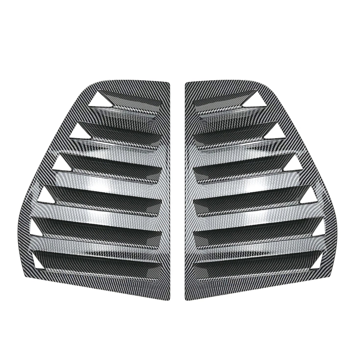 2 x Rear Side Window Louver Covers for Volkswagen Golf MK5 (2003-2009)