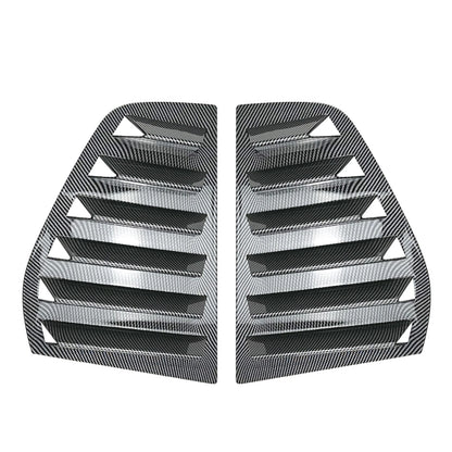2 x Rear Side Window Louver Covers for Volkswagen Golf MK5 (2003-2009)