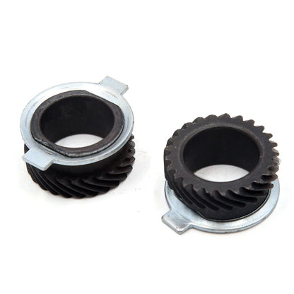 2 x Motorcycle Front Wheel Axles Drum Brake Speedometer Drive Gear for GY6
