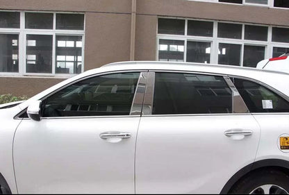 Steel Window Pillars Central Cover Trim for KIA SORENTO (2015-2017)