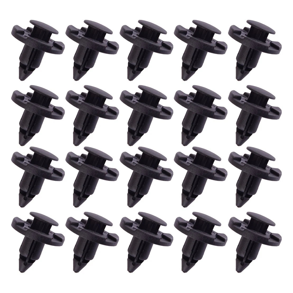100 x 8mm Rivet Retainer Clips for Nissan Mud Flaps Bumper Fender Fasteners