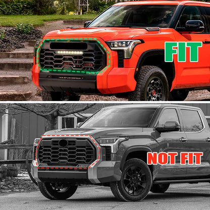 3 x Amber LED Front Grille Running Lights Set for Toyota Tundra (2022-2024)