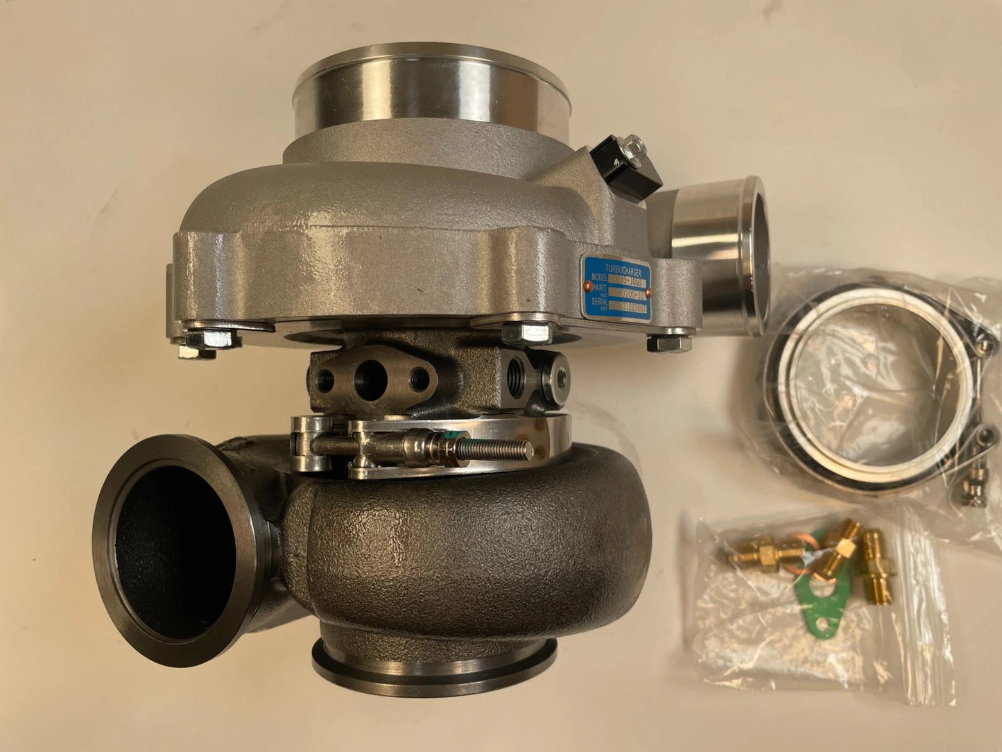 Billet Turbocharger for GEN III G35-1050, 1.21 A/R Outlet, V-Band