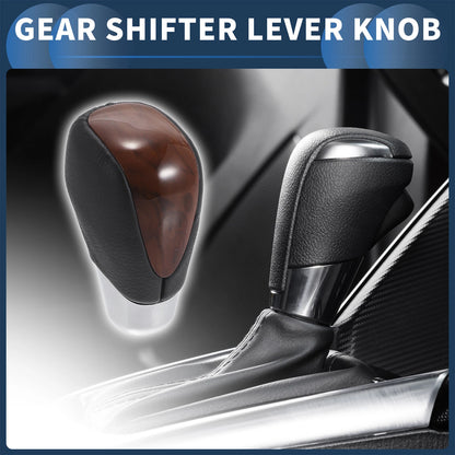 Faux Leather Gear Shifter Knob for Toyota Alphard 200 Series (2015-2023)