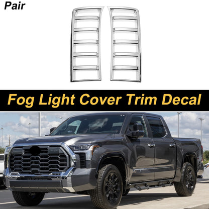 Front Left Front Right Fog Light Cover Trim 2 x for Toyota Tundra (2022–2025)