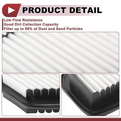 Engine Air Filter for Nissan Clipper Rio NV100 (2012-2023) 1 Pc Long Life