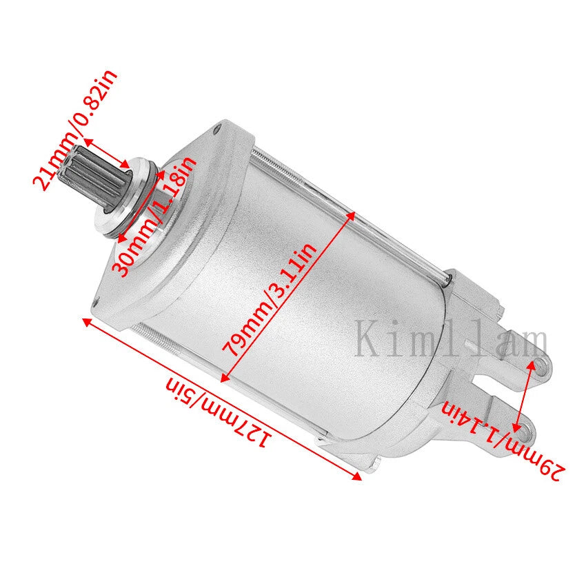 Starter Motor for Can-Am DS650 BAJA, DS650, DS650X (2000-2007)