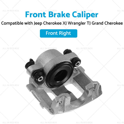 Front Brake Caliper RH for Jeep Cherokee XJ Wrangler TJ Grand Cherokee (1997-2006)