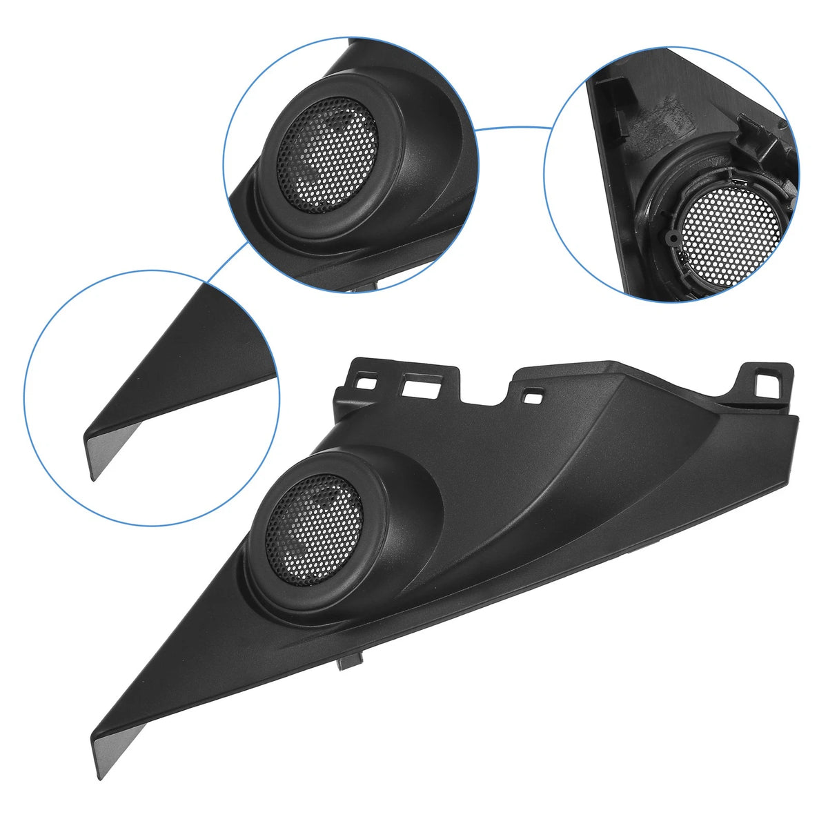Car Door Tweeter Speaker Panel Cover Trim for Honda Civic (2016-2019)