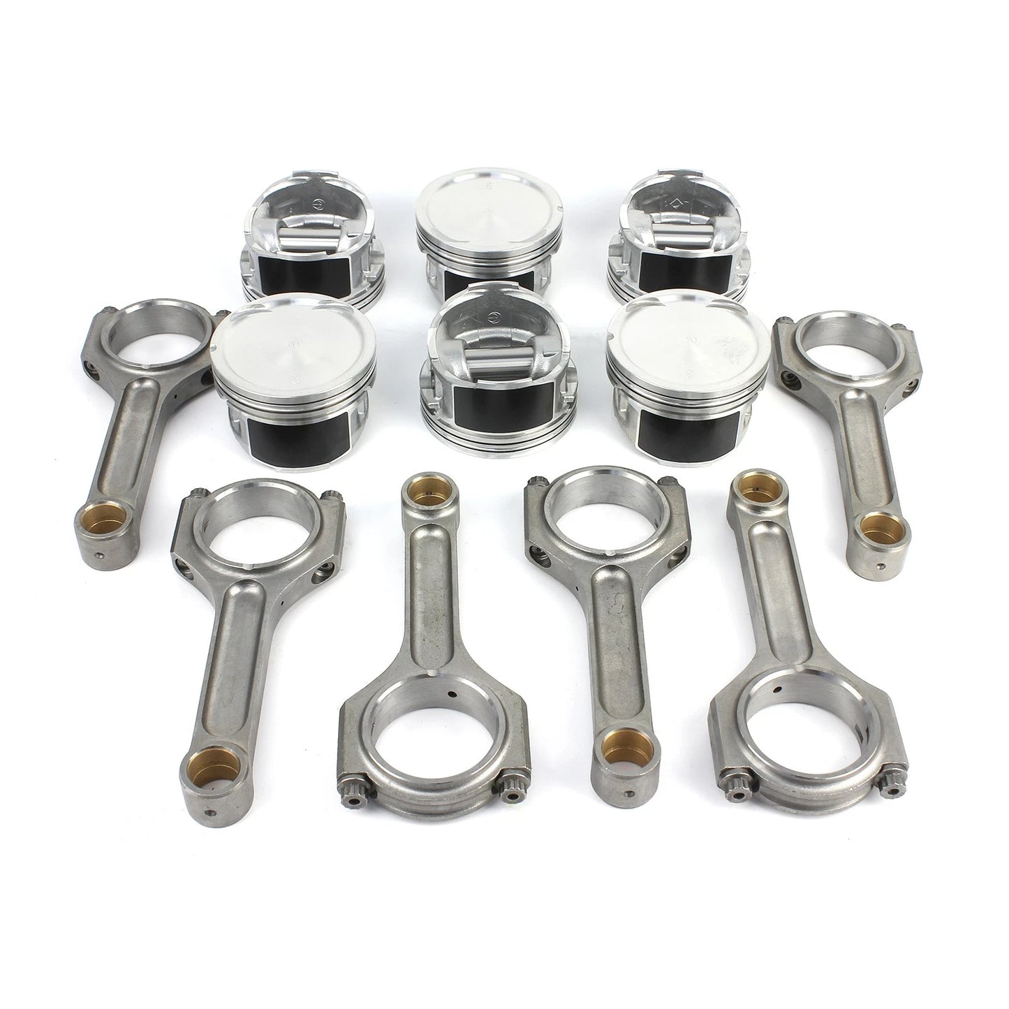 Forged Pistons +30 & I-Beam Connecting Rods for Ford Falcon Barra XR6 (2002-2016)