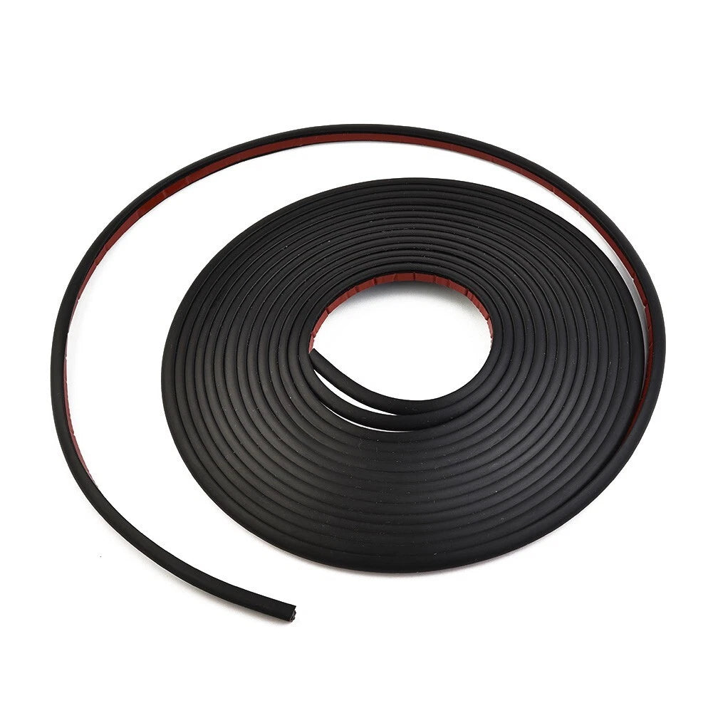5M Slanted T Shape Car Trim Seal Strips Weatherstrip Headlight Bumper Lip Insert